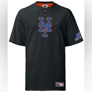 Nike New York Mets MLB Tackle Twill Embroidered Short Sleeve Tee NEW!